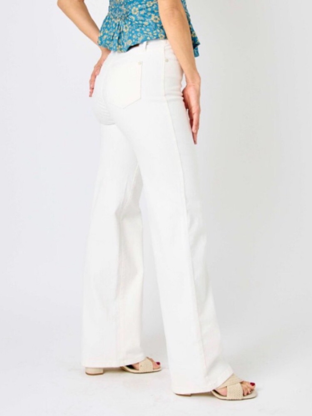 Judy Blue White Boot Cut Jeans - Women's